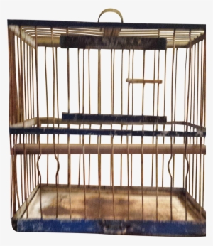 Antique 1880 Hendryx Blue Bird Cage - Cage #4406956