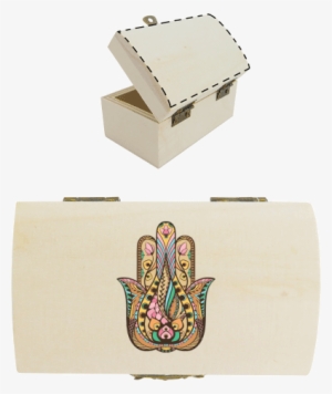 Wooden Treasure Chest - Dřevěná Truhlička #4407610