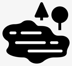 Lake Filled Icon - Озеро Иконка #4407697