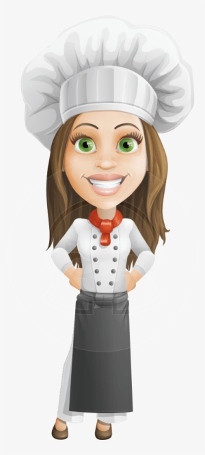 Monique Voilà - Chef Woman Cartoon Png #4408047