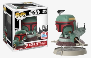 Boba Fett In Slave 1 40th Anniversary Deluxe Nycc17 - Boba Fett Funko #4408441