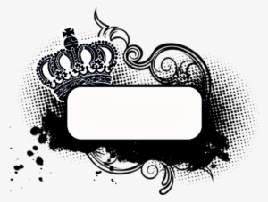 Banner Mq Banners Black Border Borders Crown Fte - Premium Giclee Print: Six Arch Circlet Crown #4409183
