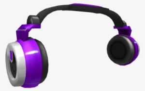 Powerful Purple Headphones - Dj Headphones Purple Roblox #4409184