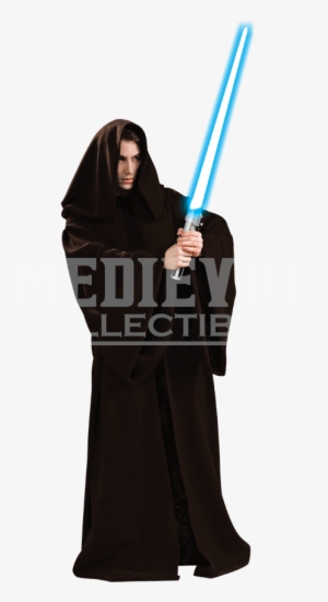 Super Deluxe Adult Jedi Knight Robe - Sith Lord Robe Costume #4409311