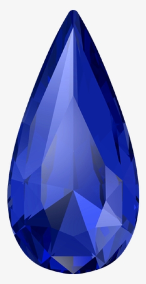 Swarovski 4322 Teardrop Fancy Stone Majestic Blue 18x9mm - Diamond #4409341