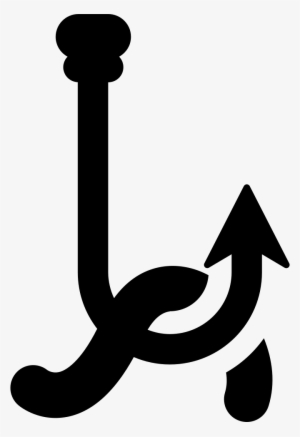 Png File Svg - Hook And Worm Vector #4409342