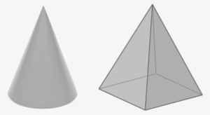 Geometry Same But Different Cone Pyramid - Triangle #4410027