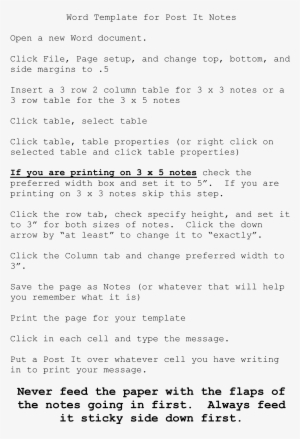 Post It Note Main Image - Ap Style Writing Example #4410384