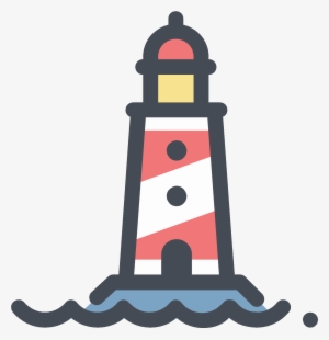 Red Lighthouse Icon - Lighthouse Icon Whatsapp #4410448