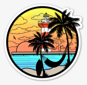 Hilton Head Island, Sc Lighthouse Sticker - South Carolina #4410556