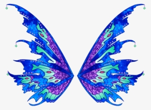 Vivace Enchantix Wings Loveonelost On Deviantart Wings - Blue Butterfly Wings Drawing #4410832