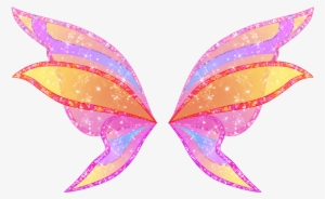 Pink Fairy Wings Png - Winx Club The Stella Wings #4410915