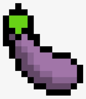 Eggplant - Eggplant Pixel Art #4411210