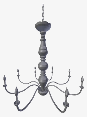 Chandelier Png - Gold Chandelier Clipart Png #4411572