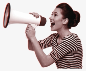 Megaphone - Person With A Megaphone Png #4411799 Megaphone - Person With A Megaphone Png #4411799