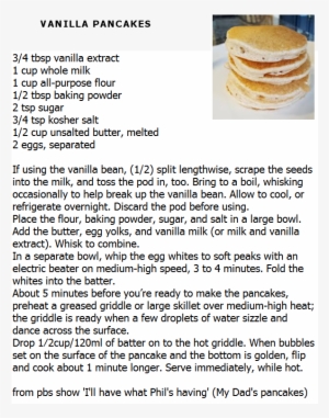 Vanilla Pancakes - Egg #4411966