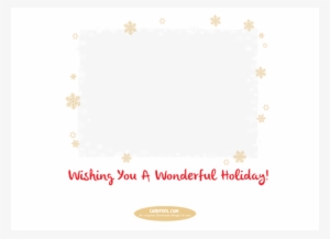 Snowflake Border Upload Card Inside Snowflake Border - Snowflake #4412025