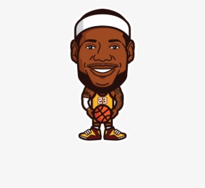 Lakers Player Lebron James Bryant Moqdiy Png Clipart - Lebron Cartoon #4413110