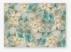 Succulent Fractals Wall Tapestry - Floral Design #4414021