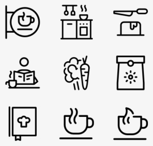 Coffee And Breakfast - Icon Vector Calendar #4414114