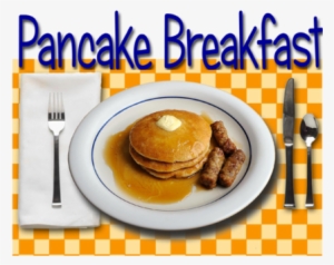 Pancake And Sausage Breakfast #4414220