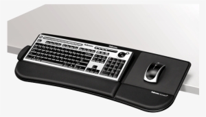Tilt 'n Slide™ Keyboard Manager - Fellowes 8060101 Keyboard Manager, Black #4414254