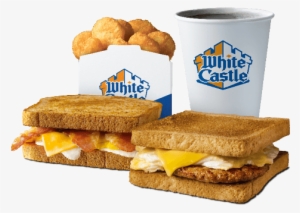 2 Breakfast Toast Sandwich Combo - White Castle Breakfast Menu Prices #4414526