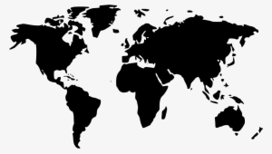 World Map Comments - Map Of World Silhouette #4414593