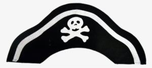 This "authentic" Pirate Hat Is Made Of Sturdy Black - Skull #4415106