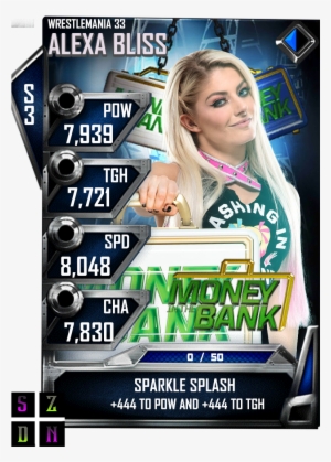 9 Aug - Alexa Bliss Wwe Supercard #4415895