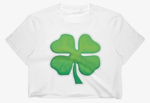 Emoji Crop Top T-shirt - Water #4416156