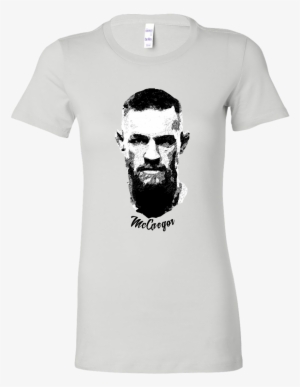 Womens Shirt Conor Mcgregor T-shirt Buy Now - Red, White, & Blue Vintage Usa Shield Graphic Fitted #4416590