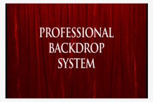 Today, When You Order "professional Backdrop System - Professional Backdrop System (black With Deluxe Curtain) #4417578