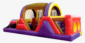 Bouncers Kingdom 30ft Obstacle Course1 - Backyard Obstacle Course Inflatables #4417681