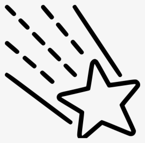 Asteroid Comments - Black And White Comet Clipart #4418222