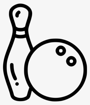Bowling Ball Pin Tenpin Game Comments - Bowling Outline #4418525