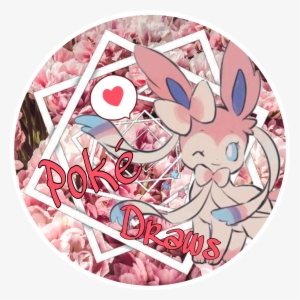 Icon Pokemon Pokédraw Sylveon Pink Flowers Cute - Loving Memory Funeral Guest Book [book] #4419283