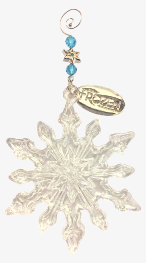 Frozen Glass Snowflake Ornament - Glass #4419535