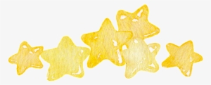 Hand Painted Cute Star Png Transparent - 星星 插畫 #4419662