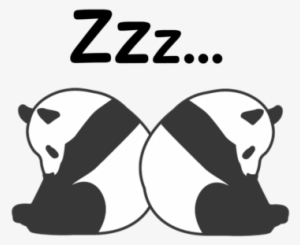 Skiyaki Goods - Panda Sleep Cartoon Png #4420100
