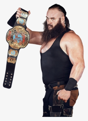 Braun Strowman Ecw World Heavyweight Champion Png By - Braun Strowman #4420254