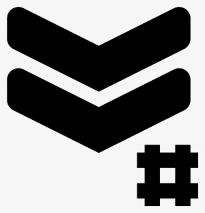 Chevron Hashtag Icon - Red Diamond Helmet Minecraft #4420385