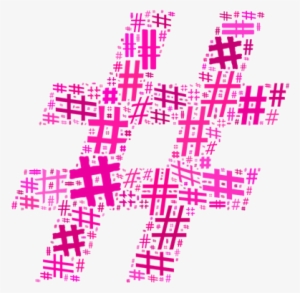 Pink Hashtag Cloud - Pink Hashtags #4421094