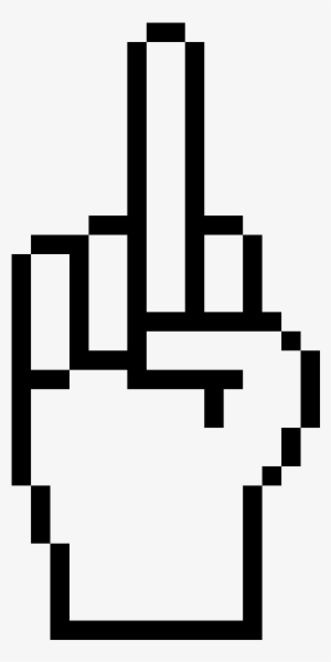 Gta Middle Finger Cursor Png - Jason Mask Pixel Art #4421369