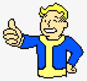 Vault Boy Fallout - Fallout Vault Boy Pixel Art #4422023