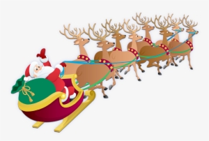 Santa Claus And His Reindeers #4422846