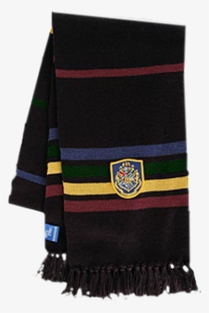 Hogwarts Black Scarf - Harry Potter Deluxe Black Hogwarts Scarf #4423784