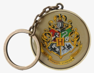 Hogwarts Round Crest Keyring - Harry Potter Ipod Tch Cs Hogwarts Teal #4423844