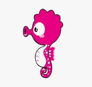 Pink Seahorse Png Transparent Image - Hình Con Cá Ngựa Hoạt Hình #4424468