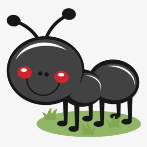 Ant In Grass Svg Scrapbook Cut File Cute Clipart Files - Cute Ant Clipart Png #4424726